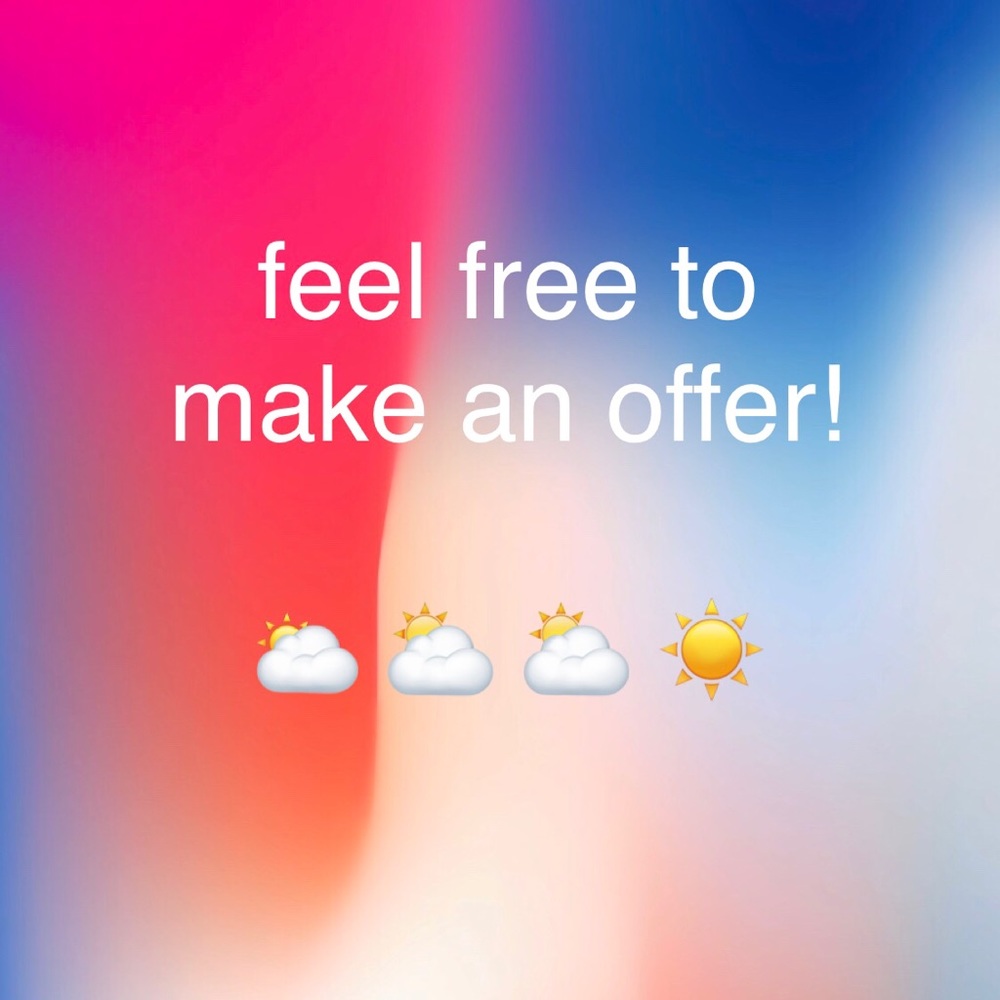 Don’t be shy! I always review reasonable offers!